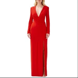 Gorgeous holiday maxi long sleeve dress